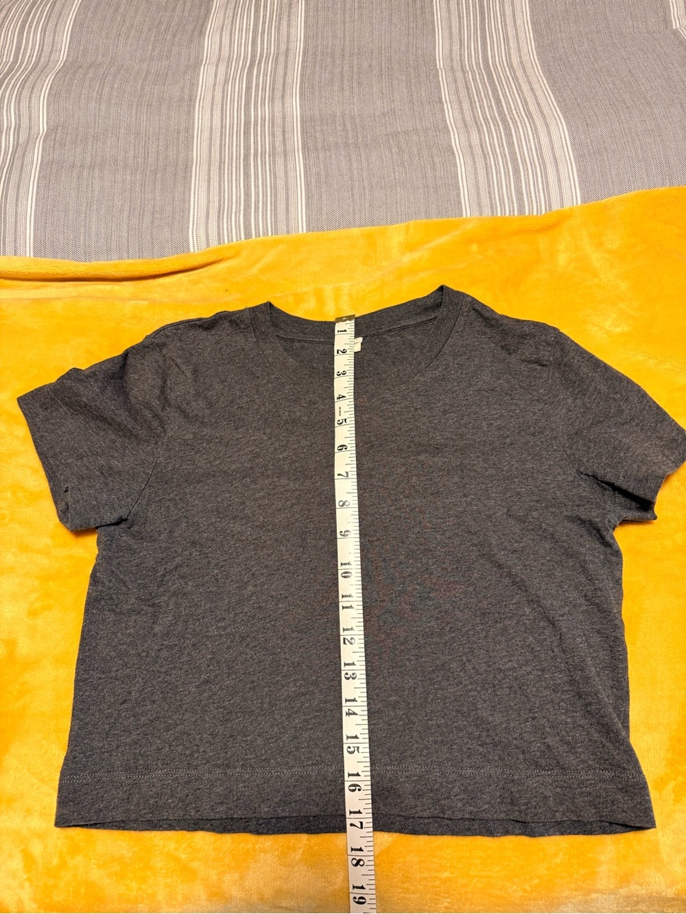 Wilfred Charcoal Crop Tee - Picture 5 of 5